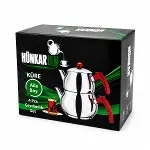 AİLE BÜYÜK BOY KÜRE ÇELİK ÇAYDANLIK SETİ ÜST: 1.2LT - ALT: 2LT (4745)-3