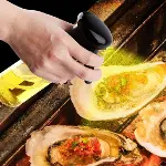 Çok Amaçlı Cam Şişe Püskürtmeli Dağıtıcı Yağdanlık Limonluk Sirke Sosluk Spreyi Siyah (4745)-5