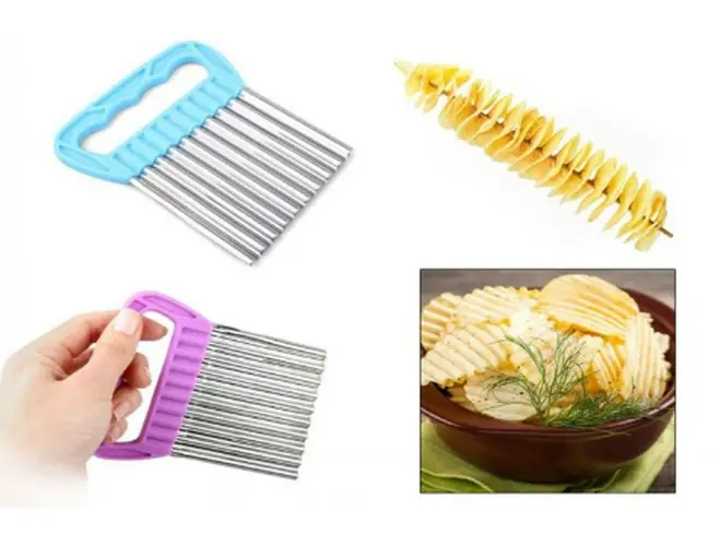 Chips Chopper Şekilli Sebze ve Meyve Dilimleyici (4745)