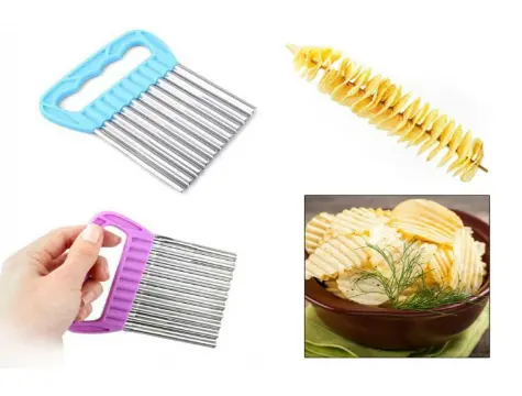 Chips Chopper Şekilli Sebze ve Meyve Dilimleyici (4745)