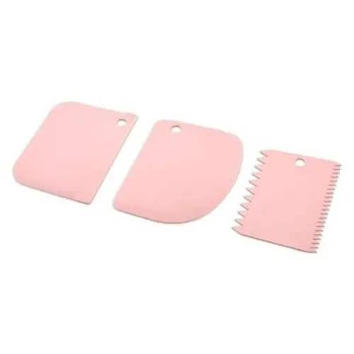 3 PARÇA PLASTİK HAMUR KESİCİ - KAZIYICI (4745)