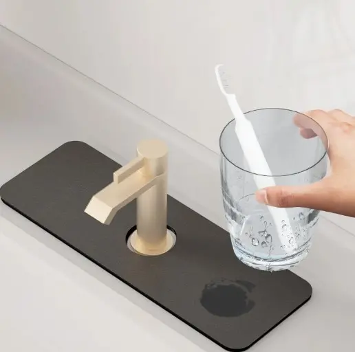 Su Emici Sihirli Lavabo Kenar Matı 38x13cm (4745)