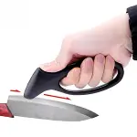 Kolay Tutuş Saplı Paslanmaz Çelik Manuel Bıçak Bileme Aleti (4745)-3
