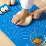 40*50 cm Silikon Ölçekli Kullanımı Kolay Hamur Açma Matı Ekmek Mantı Makarna Hamuru Yoğurma Matı (4745)-4
