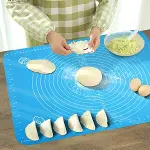 40*50 cm Silikon Ölçekli Kullanımı Kolay Hamur Açma Matı Ekmek Mantı Makarna Hamuru Yoğurma Matı (4745)-5