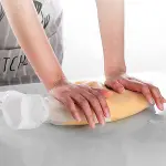 Orta Hamur Torbası Silikon Şeffaf Hamur Yoğurma Torbası Ekmek Makarna Mantı Hamuru Kolay Yoğurma (4745)-1