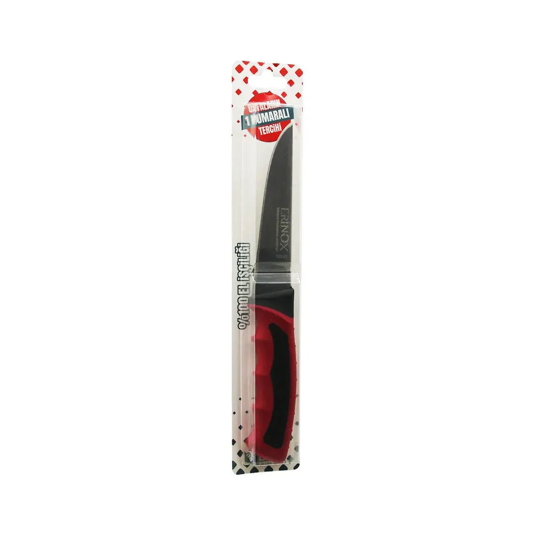 KASAP ET BIÇAK - KURBAN SOFT ÇİFT BASKI RENKLİ PLASTİK SAPLI (4745)