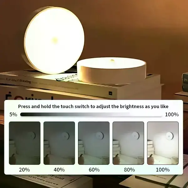 Hareket Sensörlü Usb Şarjlı Led Işık Lamba (4745)