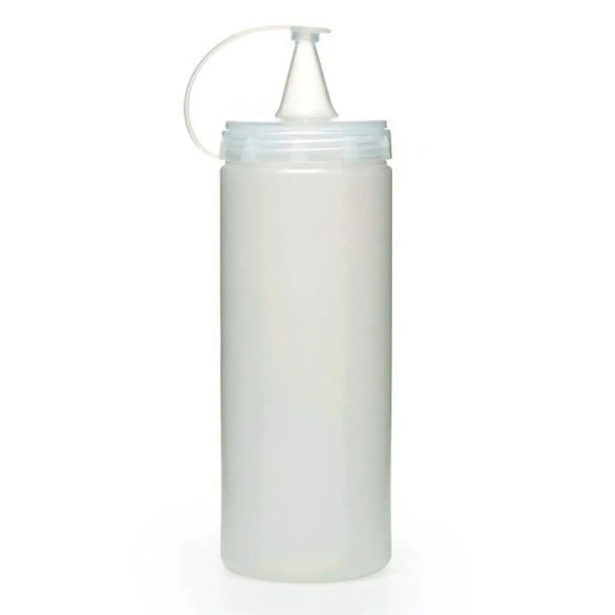 Şeffaf Kapaklı Sızdırmaz Yağlık Sosluk Şişesi Plastik Yağdanlık 400 ml. AP-9028 (4745)