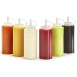 Şeffaf Kapaklı Sızdırmaz Yağlık Sosluk Şişesi Plastik Yağdanlık 400 ml. AP-9028 (4745)-3