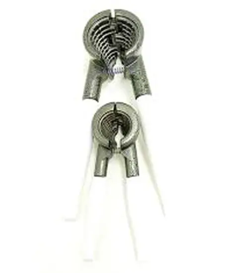 2 PARÇA  SET METAL FINDIK - CEVİZ KIRACAK BEYAZ SAPLI (4745)