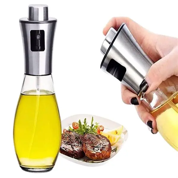 Çok Amaçlı Spreyli Sızdırmaz Cam Şişe Yağdanlık Limon Sirke Sos Püskürtücü Dağıtıcı Sprey (4745)