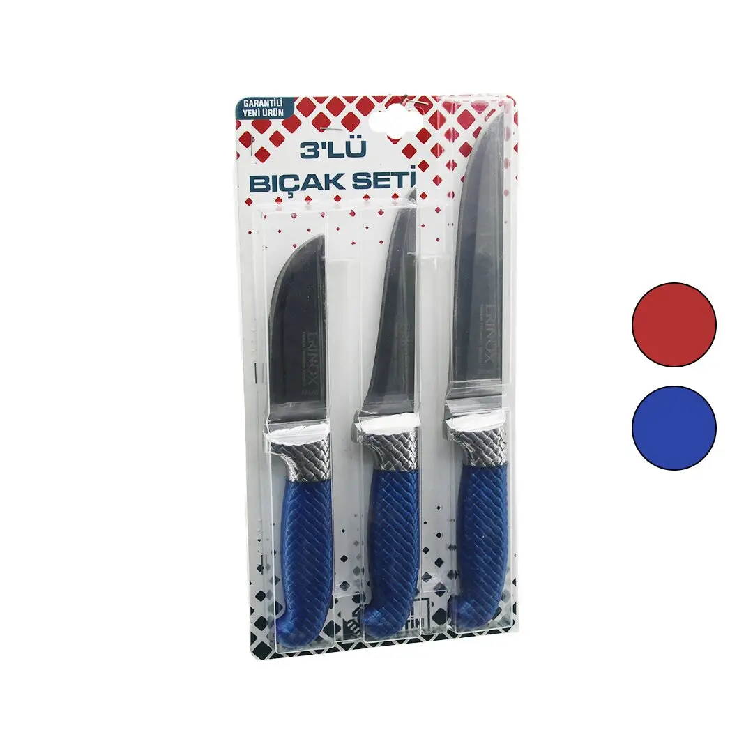 3PCS BİLEZİKLİ KURBAN BIÇAK SETİ BP-320Y--BP-036K--BP-0403 NO:2 KEMİK SIYIRMA - NO:0 YÜZME - NO:3 ET KURBAN BIÇAK (4745)