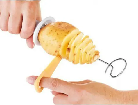 Spiral Patates Dilimleyici Aparat Çubukta Patates Cips Yapma (4745)