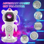Akıllı Astronot Projeksiyon Gece Aydınlatma &amp;amp; Bluetooth Hoparlör (4745)-2