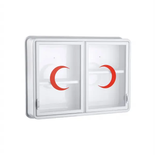 CAM 2 KAPAKLI ECZA DOLABI 35x49x10 cm (4745)