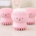 Peeling Etkili Mini El Yüz Cilt Temizleme Fırçası Silikon Temizlenmesi Kolay Siyah Nokta Giderici (4745)-5