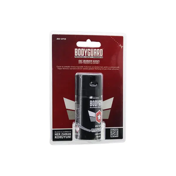 BODYGUARD BG-0140 BİBER GAZI SPREY 40ML KENDİNİ SAVUNMA AMAÇLI KULLANIM (4745)