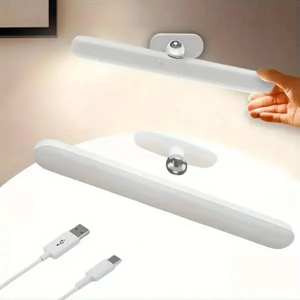 Dokunmatik USB İle Şarj Olabilen 27 cm Led Aydınlatma Makyaj Aynası Işığı (4745)