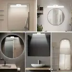 Dokunmatik USB İle Şarj Olabilen 27 cm Led Aydınlatma Makyaj Aynası Işığı (4745)-4