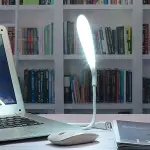 USB Girişli 14 Ledli 3 Kademeli Dokunmatik Masa/Kitap Okuma Lambası Ledi Beyaz (4745)-2