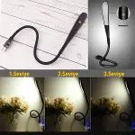 USB Girişli 14 Ledli 3 Kademeli Dokunmatik Masa/Kitap Okuma Lambası Ledi Siyah (4745)-4