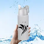 Kilitlenebilen Matara Güvenlikli Suluk Sporcu Matarası Spor Su Şişesi İçecek Şişesi 700ml (4745)-2