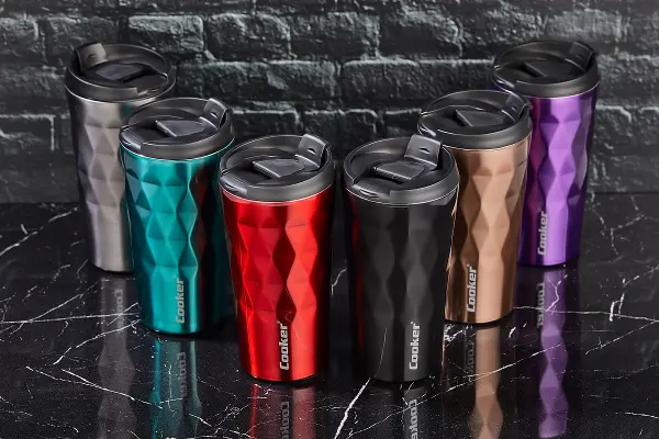 CKR-2048 350ML.ÇELİK MUG TERMOS BARDAK RENKLİ (4745)