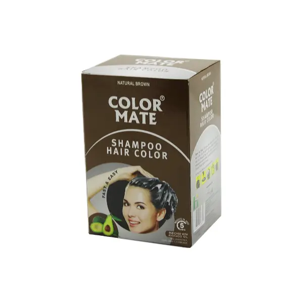 COLOR MATE 10PCS KAHVERENGİ SAÇ BOYAMA ŞAMPUANI (4745)