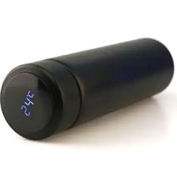 SİYAH LED DERECELİ ÇELİK TERMOS 500ML (4745)