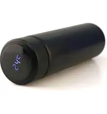 SİYAH LED DERECELİ ÇELİK TERMOS 500ML (4745)