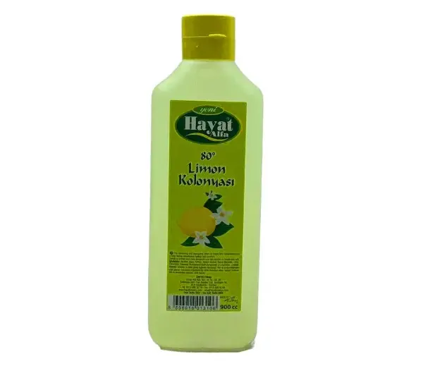 HAYAT 900ML LİMON KOLONYA BİDON (4745)