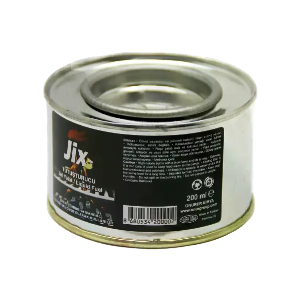 JİX TUTUŞTURUCU 200ML TENEKE JEL YAKIT (4745)
