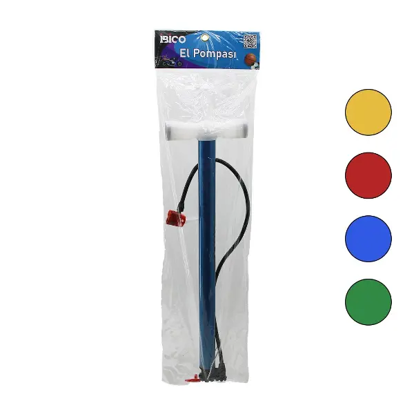 TERS BASMALI METAL GÖVDE PLASTİK KOL İRAN EL POMPASI 55CM TOP - BİSİKLET - MOTOR AYAKLIK APARATLI (4745)