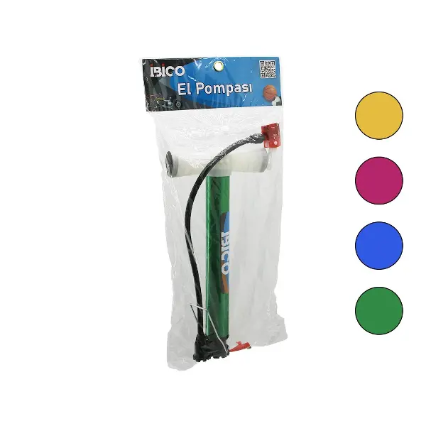 İRAN EL POMPASI  METAL GÖVDE   PLASTİK KOL - ALTLIK   30CM   TOP - BİSİKLET - MOTOR (4745)