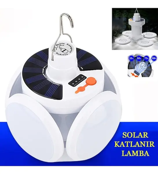 Solar 5 Kanatlı Kamp Lambası (4745)