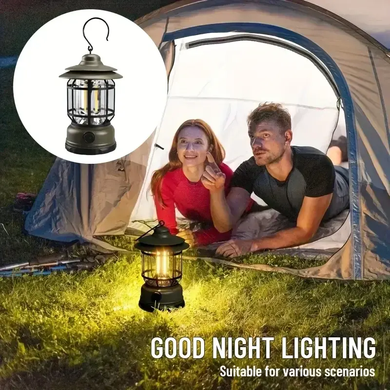 Bluetooth Hoparlör Özellikli Dimerli Led Kamp Lambası Hs66 (4745)
