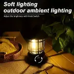 Bluetooth Hoparlör Özellikli Dimerli Led Kamp Lambası Hs66 (4745)-4