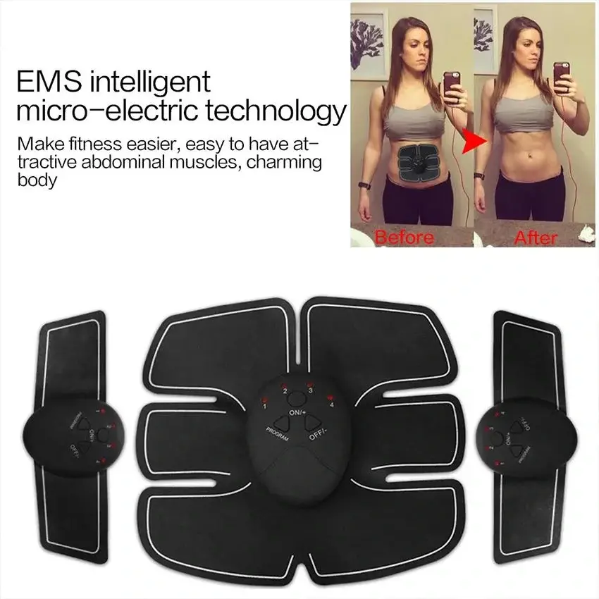 Smart Fitness Body Sixpad Ems Kol Bacak Karın Kas Geliştirici Spor Aleti (4745)-4