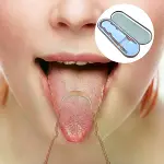 Bakır Oil Pulling Yağ Çekme Dil Plak Temizleme Aleti Dil Fırçası Sıyırıcı Dil Kaşığı (4745)-2