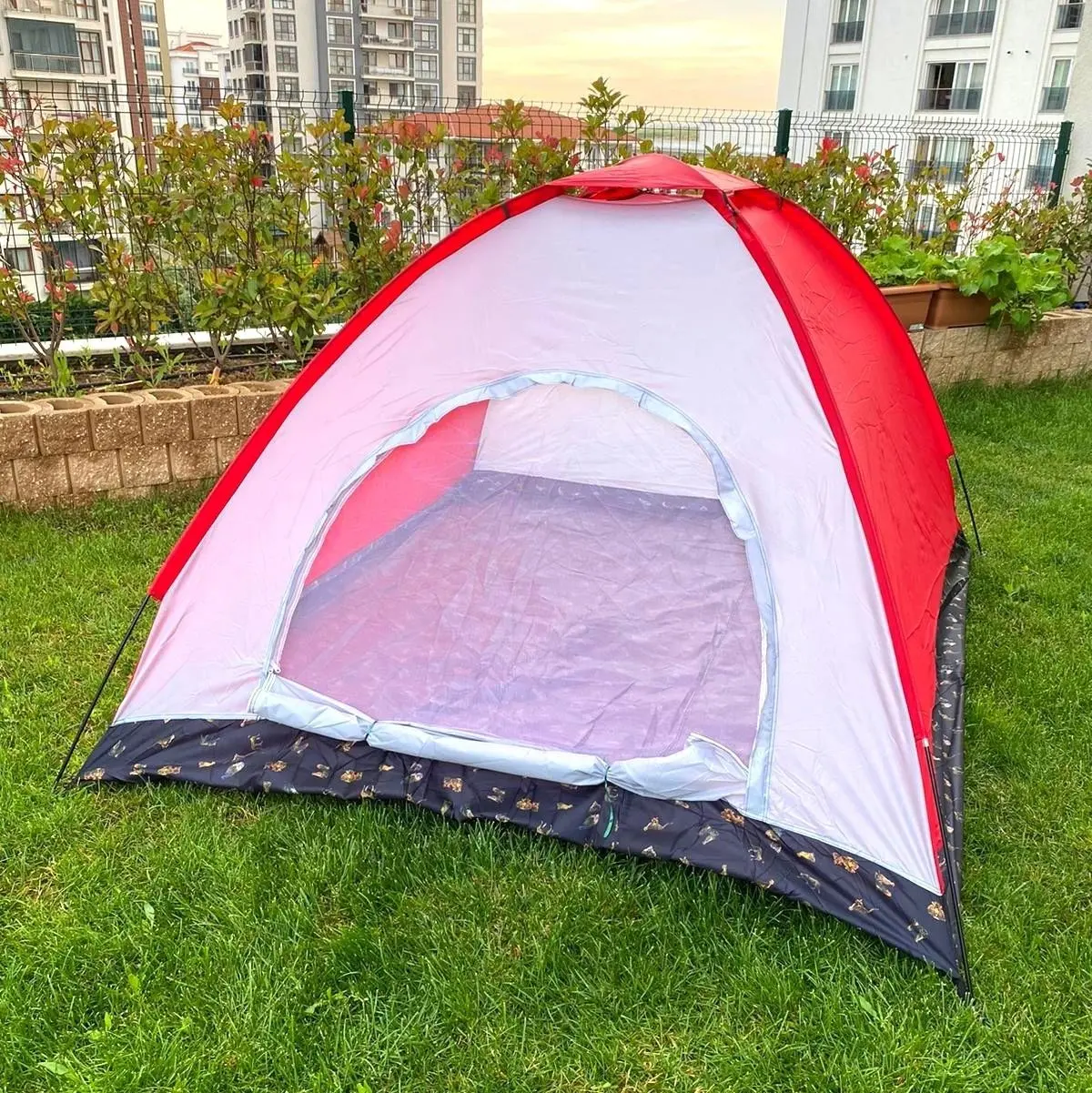 Kolay Kurulumlu Pratik Kamp Çadırı 8 Kişilik (250x250x150) (4745)