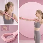 Silikon Pilates &amp;amp; Egzersiz Direnç Bandı – Yoga, Aerobik, Squat ve Spor İçin Çok Amaçlı Fitness Lastiği (4745)-2