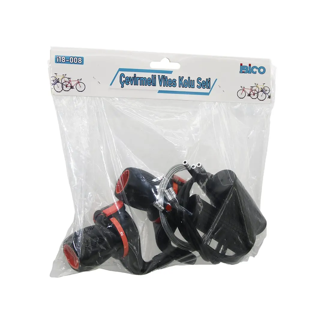 ÇEVİRMELİ BİSİKLET VİTES KOLU SETİ 2PCS VİTES KOLU - 2PCS ELCİK - TEL - TEL KORUYUCU KANAL KABLO (4745)