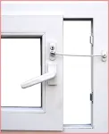 Anahtarlı Halatlı Pvc Kapı Pencere Emniyet Kilidi (4745)-4