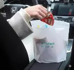 Pratik Su Geçirmez Oto Araba Çöp Poşeti Yapışkanlı 20 Adet (4745)-2