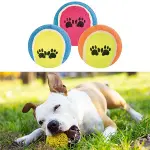 3&amp;apos;lü Renkli Desenli Tenis Topu Kedi Köpek Oyuncağı (4745)-2
