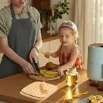 50 Adet Air Fryer Pişirme Kağıdı Tek Kullanımlık Hava Fritöz Yapışmaz Yağlı Kağıt Delikli Model (4745)-4