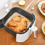 50 Adet Air Fryer Pişirme Kağıdı Tek Kullanımlık Hava Fritöz Yapışmaz Yağlı Kağıt Delikli Model (4745)-5