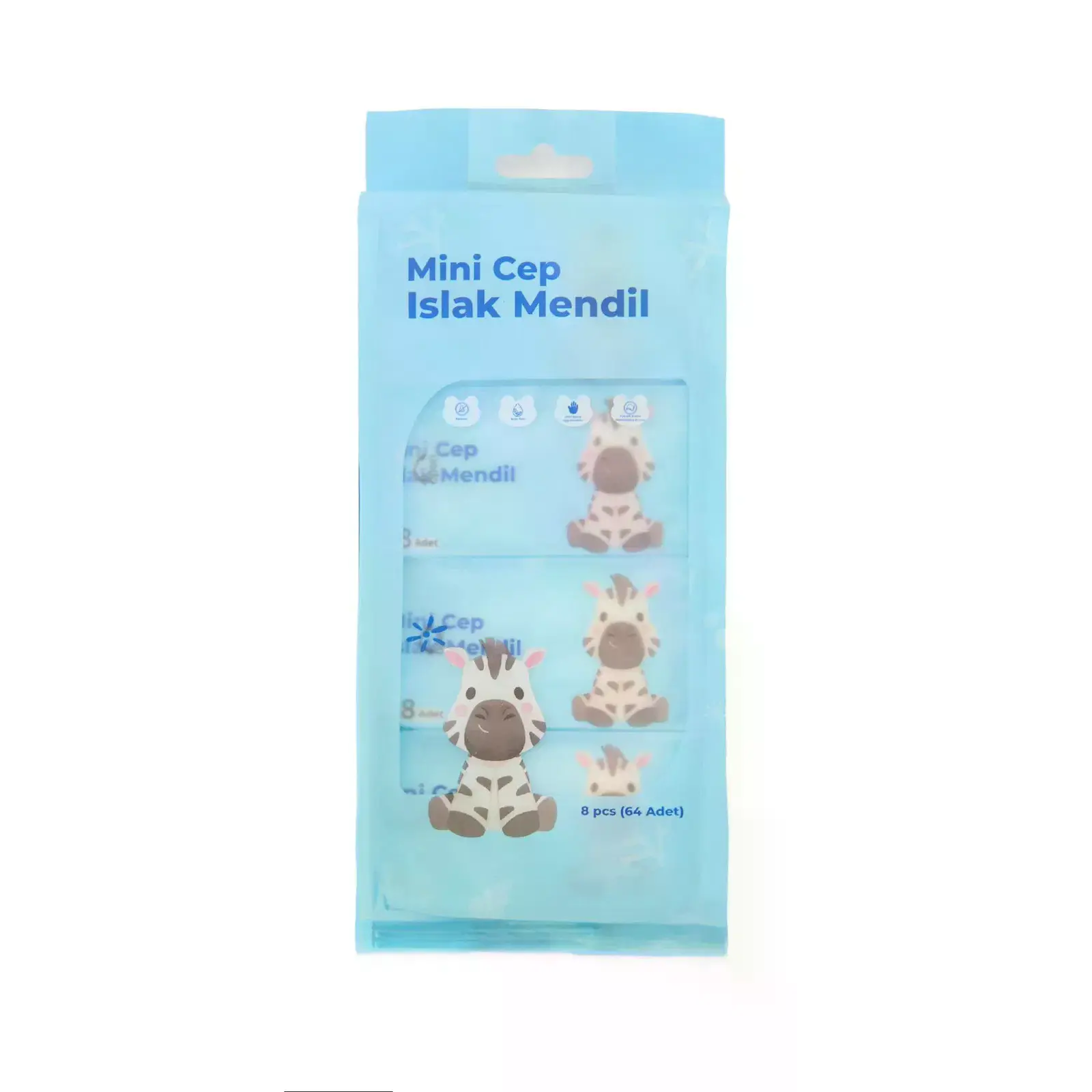 Mini Cep Islak Mendil Günlük Pratik 8&amp;#39;li Paket (4745)