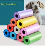 Köpek Dışkı Poşeti 4lü Düz Renk Set (4745)-4